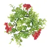 Fleurs décoratives bougies Garland Rings Decoration de Noël 8,66 "pour les cafés Farmhouse Fêtes