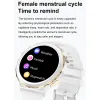 Saatler HK43 Smart Watch Kadınlar için Dijital Fitness Bilezik Lüks Orijinal Smartwatch Kadın Kol saati Monitör Elektronik Saat