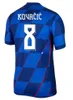 2024 유로 컵 모드 축구 유니폼 크로아티아 대표팀 24 25 Brekalo Perisic Football Shirt Brozovic Kramaric Rebic Livakovic Home Away 남성 키트 유니폼