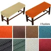 Stoelhoezen Stretch Bench Cover Spandex Super zachte elastische eetkamer stoel voor huis woonkamer piano