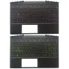 Kaarten Nieuw US laptoptoetsenbord voor HP Pavilion 15DK 15TDK TPNC141 met Palmest Upper Cover Achtergrond L57596001 L57593001
