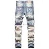 Jeans jeans viola pantaloni in denim maschi jeans designer maschi pantaloni neri pantaloni di alta gamma design dritto dritti retrò pantalini casual della tuta casual PU3581