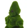 Decorative Flowers Simulated Moss Flocking Christmas Tree Decorations Small Figurine Ornament Ornaments Statue Flocked Home Figurines