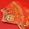 Enveloppe cadeau 10pcs enveloppe de dragon rouge