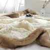 Одеяла северное белое вязаное одеяло зимнее теплый диван бросить телевизор Sap Soft Design Design Colden Coleard Colepry