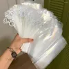 Storage Bags 10Pcs Transparent Bag With Pull Tab Home Paintbrush Pen Stationery Accessories Travel Sock Packaging Resealable