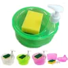 Liquid Soap Dispenser Press Cleaner Plastflaska Finns i 3 färger Effektiv rengöring Hållbar spara tid och energi bekvämt