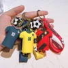 Decompression Toy Keychain soccer star jersey keychain pendant charm car keychain geocaching small gift