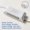 AC85-265V Iluminación del adaptador del controlador 18-24W 25-36-50W 100-120-150W Transformador para reemplazo de luz de techo LED de 3color