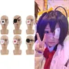 FESTIDA DE PARTE ANIME Cosplay Máscara para os olhos Lolita-garotas fofas de sombra bordado de coração Único cegão de cartoon adereços