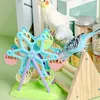 Autres fournitures d'oiseau pour animaux de compagnie Jouet pour perroquets Ferris Wheel Colorful Bowls F0T4