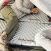 R50 TPU Outdoor Inflatable Camping Mat 20°C Warm Hiking Portable MoistureProof Tent Sleeping Pad Air Mattress 240306