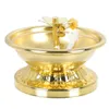 Candle Holders Ghee Lamp Holder Alloy Butter Metal Scented Tea Decorative Altar Supplies