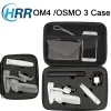 MONOPODS -Tragetisten für DJI OM 4 / DJI OSMO Mobile 3 kompatibel mit Tripod Extension Rod Accessoires, OM4 Hard Eva Storage Bag Box