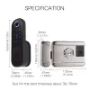 Vergrendel Moes Wifi Tuya Smart Lock Door Fingerprint Lock Smart Home Waterproof Lock Digital Door Lock wachtwoord voor Home Hotel Beveiliging