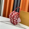 Orijinal deri kadın haberci çantaları lüks tasarımcı çanta moda zinciri çantası kusama çanta sonsuz nokta zar çanta rania sevimli tote çanta kozm vuqb