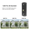 Intercom Jeatone Video Intercom 1200TVL Outdoor Video Doorbel do apartamentu inteligentny dom Home 7 -Cal Monitor Wsparcie Odblokuj wykrywanie ruchu