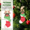 Dekorative Figuren 2 PCs Ornament Urlaub Dekorationen Weihnachtsbaum Ornamente Anhänger Weihnachten Hanging