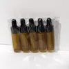 Bouteilles de rangement 20pcs 5 ml Amber Dropper verre Huile essentielle mignonne avec un oeil pour le parfum