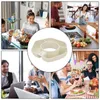 Plates Silicone Snack Ring Large Capacity Tray Grade Nut Bowls Entertaining Eating Supplies For Hiking Car