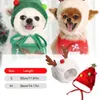 Dog Apparel Christmas Hat Pet Santa Costume Antler Festival Holiday Accessory For Small To Medium Dogs And Cats