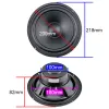 SPREKERS GHXAMP 8 INCH 218MM SPREKER EENHEID MIDRANGE BASS 8OHM 140W Home Theatre Luidspreker Matte Coated Paper Tray Hifi Diy 45Hz 1 PCC