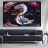 Yin Yang Tree 5D Diamond Painting Tai Chi Patrón de colección de paisajes DIY Bordado completo Mosaico Decoración del hogar 240328