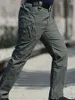 Spodnie męskie Szybkie suszenie na taktyczne ultra-cienkie oddychające trening fanów wojskowych