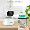 CAMERA HD 3MP WiFi Camera PTZ 2K Wireless Smart Home Human Suivi Auto Suivi Alexa Google Baby Monitor Sécurité Sécurité IP CAM