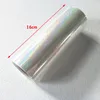 Autocollants de fenêtre Holographic Foil Transparent transparent en verre brisé Point de cristal Point Empestation Appuyez sur du papier ou un film de transfert en plastique