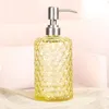 Liquid Soap Dispenser Shampoo Refillable Glass Bottles Hand Bottle With Stainless Steel Pump For Bathroom Kitchen Accessory