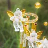 Figurines décoratines Fairy Angel Cupid Wind Carilon de vent suspendus