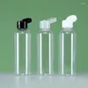 Bouteilles de rangement 6 pcs voyagent 100 ml plastique vide avec joint transparent à capuchon pour contenants de maquillage de lotion liquide