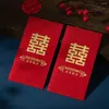 Enveloppe cadeau de style chinois enveloppe rouge Good Luck Gold Stamping Box de grande taille Boîte de poche chanceuse