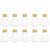 Vazen 10 PCS Kerst Decore opslagfles lege flessen voeding Chirtmas draagbaar het huisdierenverpakking