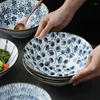 Skålar 8 i japansk ramen skål sallad ris pasta soppa nudel bordsartiklar keramiska kreativa kök servis redskap 1 st