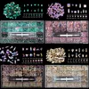 250028003100PCS Luxury Shiny Diamond Nail Art S AB Crystal Decorations Set 1st Pick Up Pen in Grids Box 21 Shape 240328
