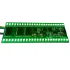 Amplifikatör Aiyima 5V RGB LED Ses Seviyesi Göstergesi Vu Metre Çift Kanal 24 MP3 PC Telefon Hoparlör Müzik Spektrumu DIY MCU Ayarlanabilir Ekran