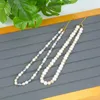 Colliers pendants 6 mm 9 mm Collier de perles Freshwater Choker Natural White Pearls Rice Round Wedding Gift For Mom