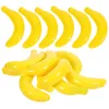 Feestdecoratie gesimuleerde kleine fruitmodel set kunstmatige levensechte banaan vals decor simulatie ornament nepvruchten