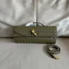 حقيبة القابض Andiamo Designe Bag Bags Gold Clutch Mini Bag Wallet Womens Purse Intrecciato Craftsmarship