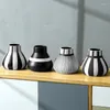 Vases nordics ins céramique vase créative maison porche salon tv armoire de bureau disposition des fleurs décoration de conteneur séché