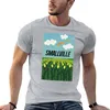 Tanques masculinos tops smallville camiseta impressionante meninos t camisetas lisas roupas vintage brancas de altura