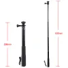 Monopods OSMO Pocket Tripod Selfie Stick Stick Extension Haste com clipe de telefone celular DJI OSMO Pocket Handheld Gimbal Camera Extension Acessório