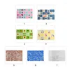 Adesivos de janela 1 PCs PCs Alumínio Mosaico de Mosaico de Cartoon Auto-adição de óleo de alta temperatura à prova de óleo Variedade à prova d'água