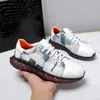 Casual Shoes Ostrich Leather Fashion Trend Lace-up Men's 2024 Spring/summer High-end Sports