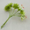 6pcs Fake Flower Silk Gradient Stamen Handmake Artificial Flower Bouquet Wedding Decoration DIY Wreath Gift Scrapbooking Craft