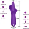 Sexleksak för kvinnor, mini vibrator rose sex novelties vibratorer vuxen leksak 10 vibrerande klitoris stimulator för kvinnlig klitisk tunga slickande par vibrator för g spot