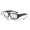 Eyewear ao ar livre 5pcs Eclipse Solar Eclipse Glasses Ultra-Light Fit Sun Sun Vistio Sóios Seguros