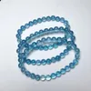 Bracelets Bracelets Bracelet Aquamarine Natural Fashion Bijoux en cristal Brangle pour les femmes Guérison Fengshi Gift 1PCS 1PCS